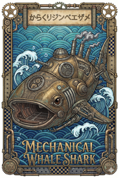 Colored example of Mechanical Whale Shark