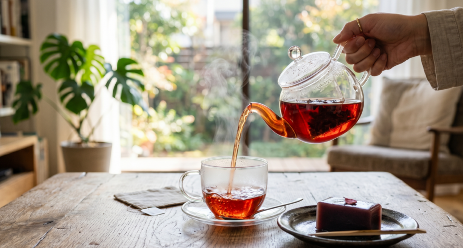 和紅茶と羊羹