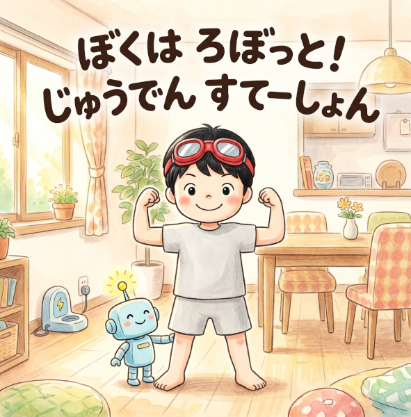 ぼくは ろぼっと じゅうでん すてーしょん 表紙