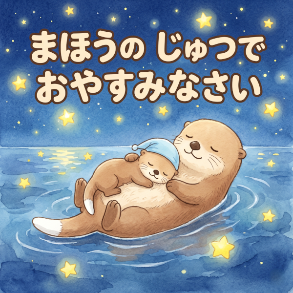 まほうのじゅつでおやすみなさい 表紙