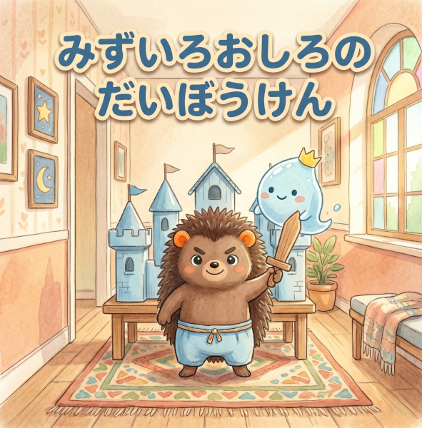 みずいろおしろの だいぼうけん 表紙