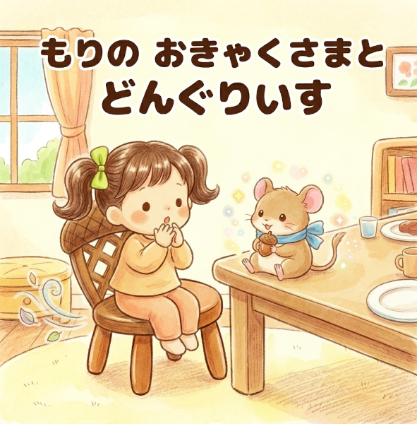 もりのおきゃくさまと どんぐりいす 表紙