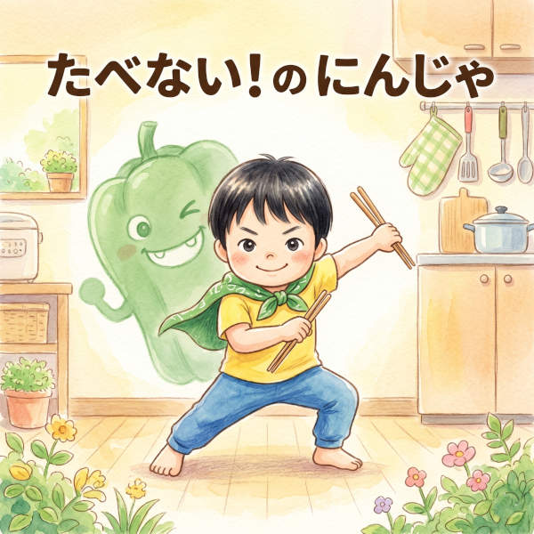 たべない！のにんじゃ 表紙